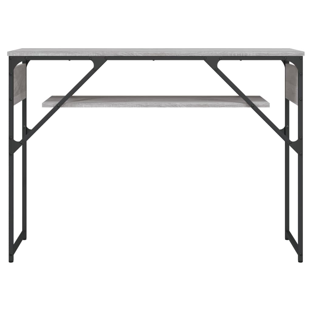 Tavolo consolle da corridoio, grigio Sonoma, 105 x 30 x 75 cm, in