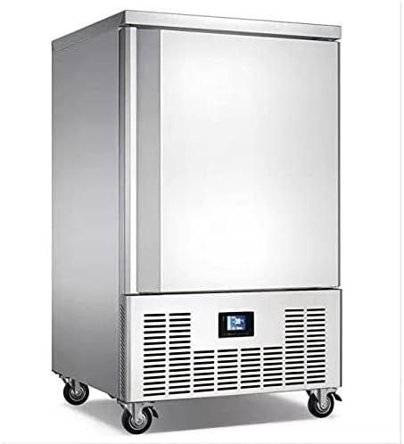 Kolice Commercial Blast Chiller,10 Trays Commercial Blast Freezers, <-40~37.4°F> 4 Modes Shock Frozen,304 Stainless Steel Flash Freezer for Seafood,Cream,110V