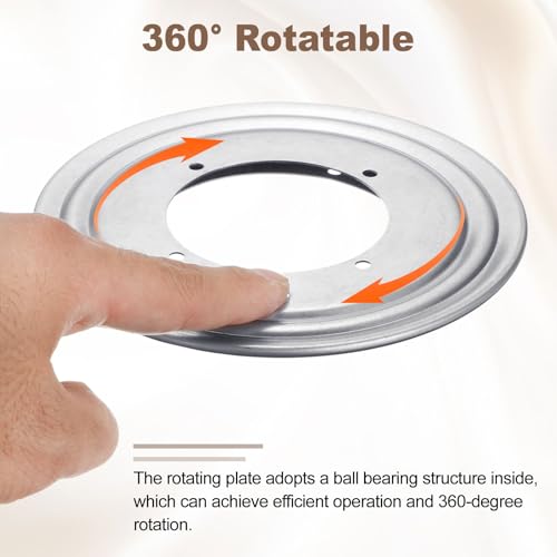 Support pivotant de 20cm pour table basse et plateau de service de cuisine convivial - 5