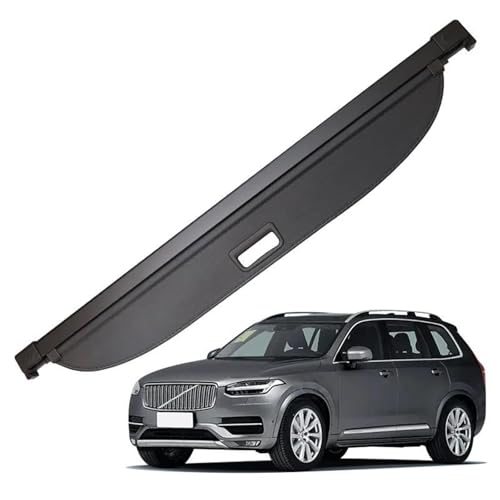 Cubierta de carga retráctil de cuero para el maletero de tu Volvo XC90 2015-2024 3