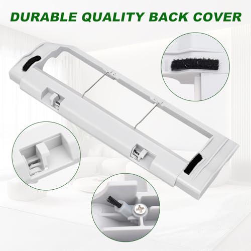 Image of Main Brush Guards Back Cover for Roborock E4, E5, S4, S5, S6, S5 Max, S6 Max Vacuum(White)