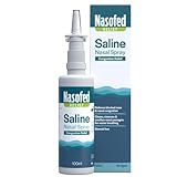 Nasofed Saline Nasal Spray. Isotonic Saline Solution. Effective and Gentle Relief from Nasal Congestion Caused by colds, sinusitis, hayfever and Allergies. 1 x 100 ml