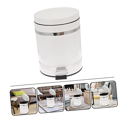 Caneca con pedal resistente de hierro para baño miniatura 7