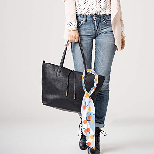 ABOOFAN Cachecol de Seda de Seda Com Pescoço de Cetim Bolsa de Bolsa Com Alça de Fita Cachecol Lenço