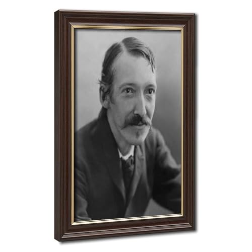 Affiches sur toile de Robert Louis Stevenson cadre a suspendre 20x30cm
