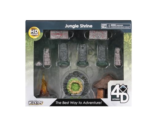 WizKids Warlock Tiles: Accessory – 4D Settings Jungle Shrine
