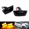 RZG 2x Seitenblinker schwarz LED Blinker für Adam Astra H GTC J Corsa D E Insignia Meriva Zafira