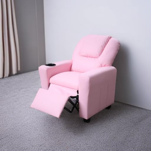 Lilola Home Marisa Kids Recliner Yellow