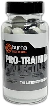 Byrna .61 Cal Pro-Training Projectiles 25 Count