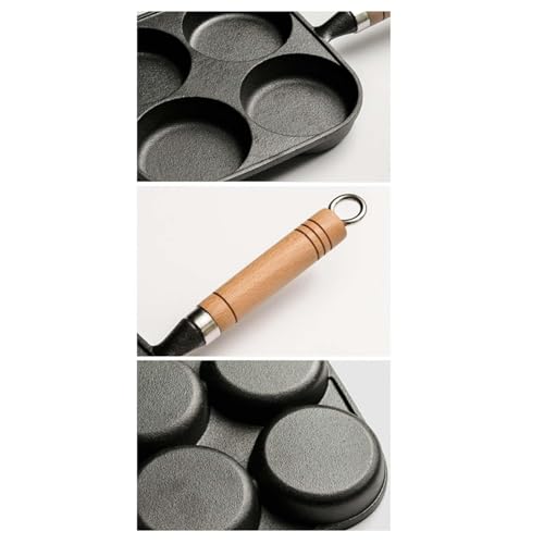 Poêle multifonction pour omelettes et crêpes avec cuisson 6 trous