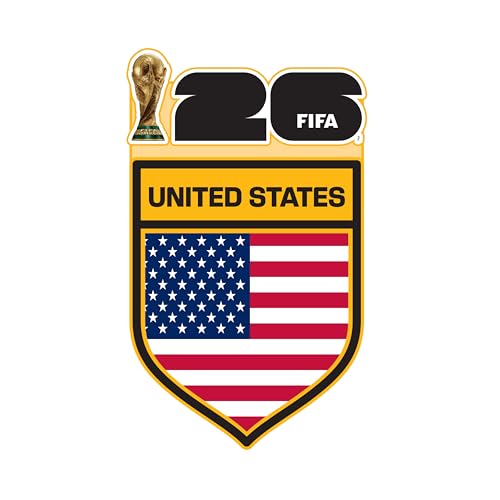 Image of FIFA World Cup Tournament Logo Magnet - Officially Licensed FIFA World Cup Magnet - Vibrant Host City Design - Durable Strong Hold - Perfect for Fridges, Lockers & Collectors