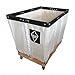 Basket Truck,12 Bu. Cap,White,36 in. L