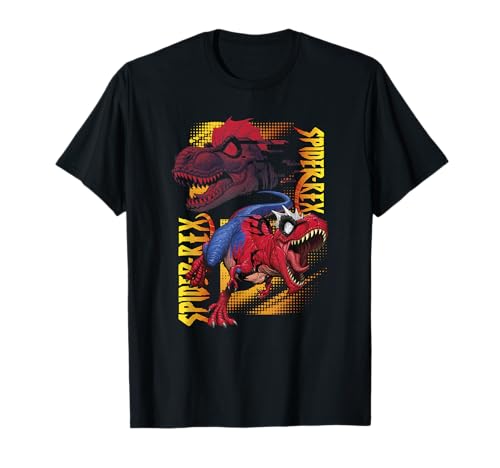 T-shirt Spider-Rex Panels Poster Marvel idéal pour vos sorties geek et conventions BD