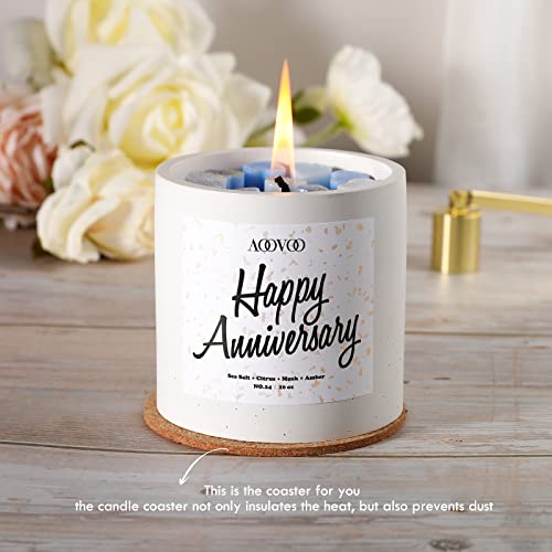 Scented Candles Gifts For Him, Her - Handmade Aromatherapy Candle For Home Scented, Romantic Gifts For Women, 60 Hour Burn Time 10Oz Soy Wax Candle For Couple, Husband, Wife #TOP5