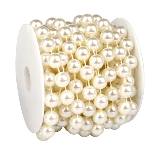 Pearl Beads Garland 16.4 FT Ivory Craft Decoration
