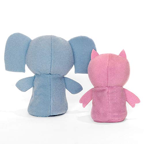 Image of YOTTOY Mo Willems Collection | Elephant & Piggie Pair of Finger Puppets
