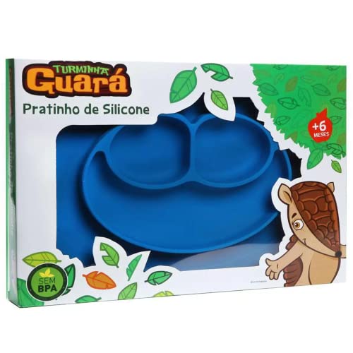 Jogo Americano com prato pequeno azul Turminha Guará