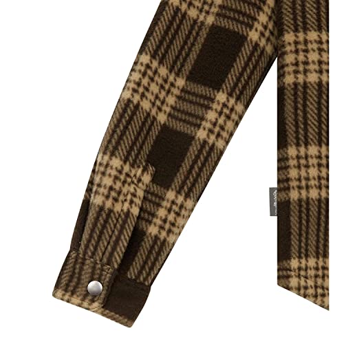 Eddie Bauer Boys/Kids Winter Button Down Shirt Sherpa Lined Shirt Jacket Heavyweight3