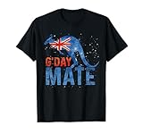 G Day Mate Kangaroo Aussie Animal Australia Flag Australia T-Shirt