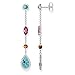 Produktbild Thomas Sabo Damen-Ohrringe Glam & Soul Riviera Colours 925 Sterling Silber H2007-481-7