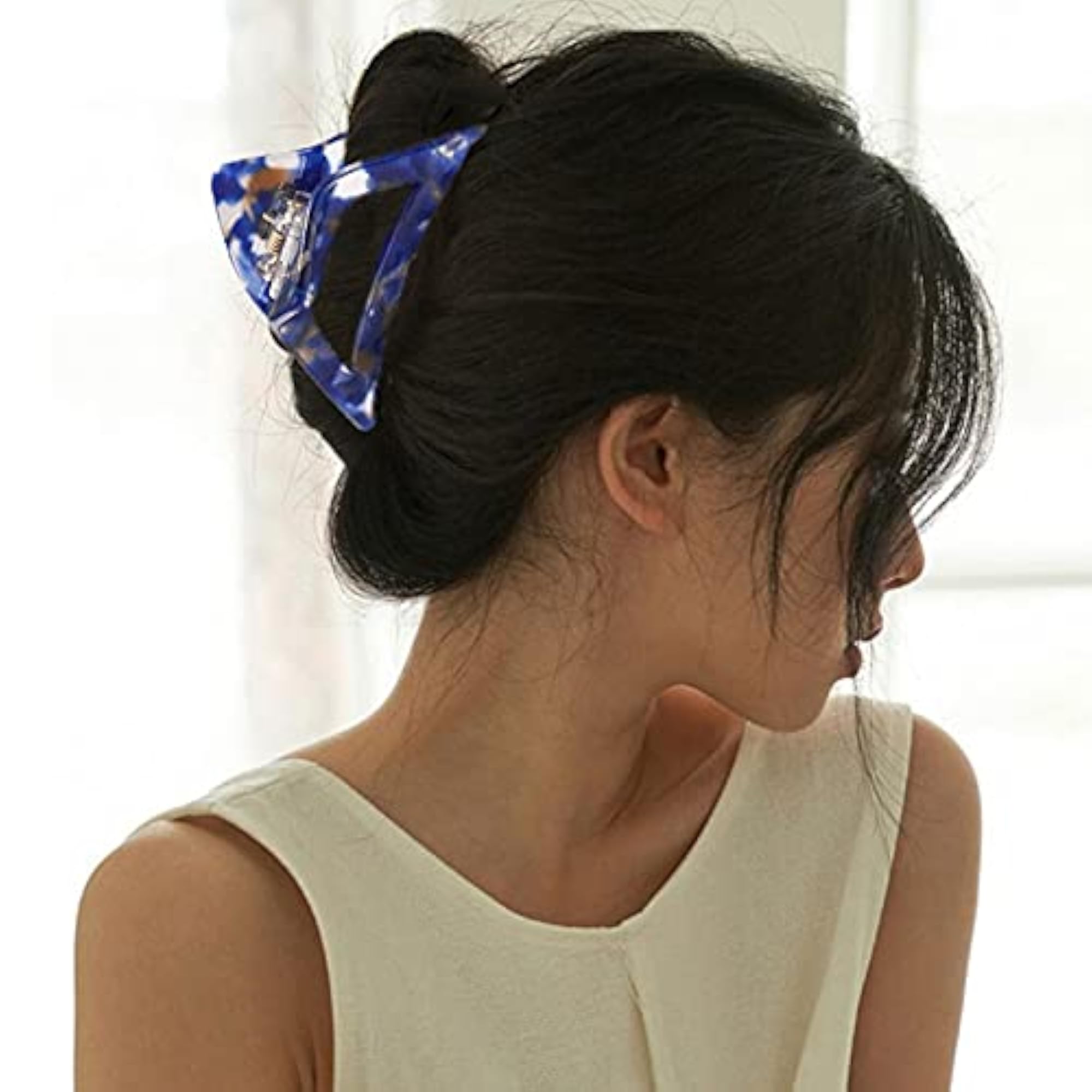 4PCS Triangle Interlocking Teeth Hair Claw Clips