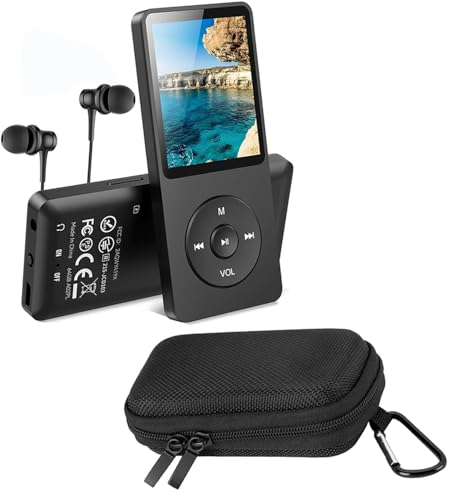 Lecteur MP3 SMPA02PLB à haute autonomie équipé d'une boîte de protection