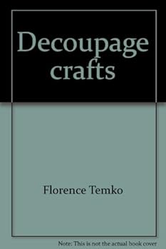 Hardcover Decoupage crafts Book