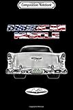  Composition Notebook: 55 Hotrod Muscle Car Oldtimer Youngtimer Men Women Kids Boys Journal/Notebook Blank Lined Ruled 6x9 100 Pages