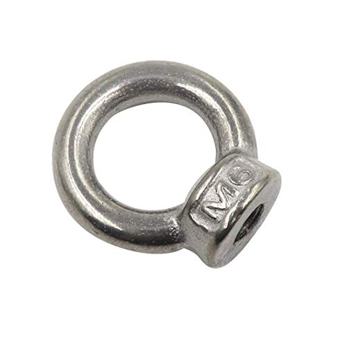 Lependor M6 Metric Ring Shape Lifting Eye Nut 304 Stainless Steel Lifting Eye Threaded Nut Fastener thumb #4