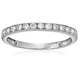 Vir Jewels 1/4 carat (ctw) Diamond Wedding Anniversary Band for Women, Half Eternity Round Diamond E