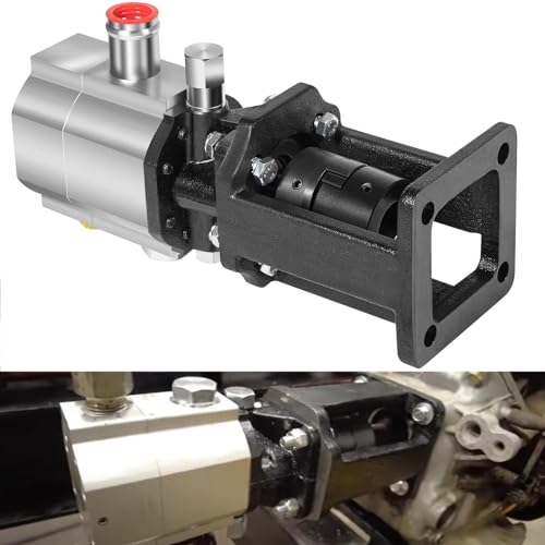 Log Splitter Build Kit: 13 GPM Hydraulic Wood Splitter Pump 4000 PSI 2 Stage Coupler Mount Bolts Hydraulic Gear Log Splitter Pump for Huskee Speeco etc or DIY Splitter for 3/4 Engine Crankshaft