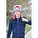 ABG Accessories Boys' Little Shark Squeez and Flap Fun Cold Weather Hat, Grey/red, Age 4-7