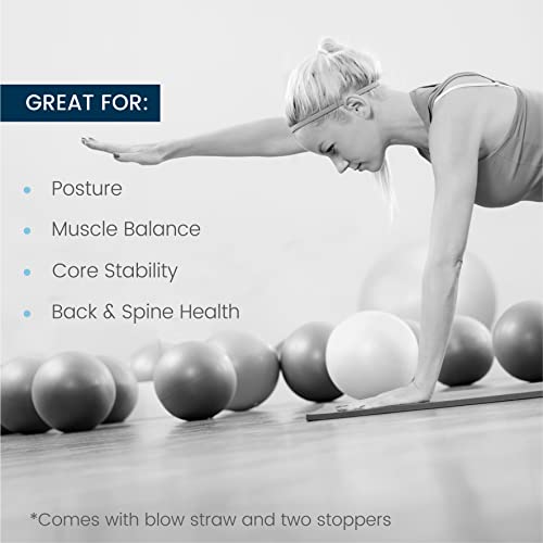 Yoga Studio Exercise Soft Ball – Pilate Ball with Non-Slip Grip, Yoga Ball for Strength, Endurance, Concentration - Image 5