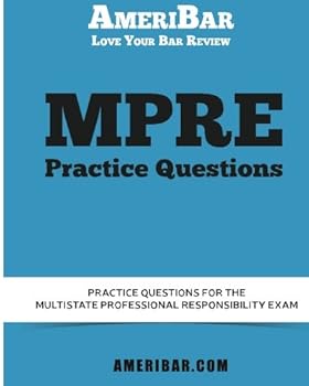Paperback MPRE Practice Questions Book