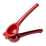 Ekco | Exprimidor de Limones Grande de Aluminio con Mango Ergonómico Evolution - Rojo