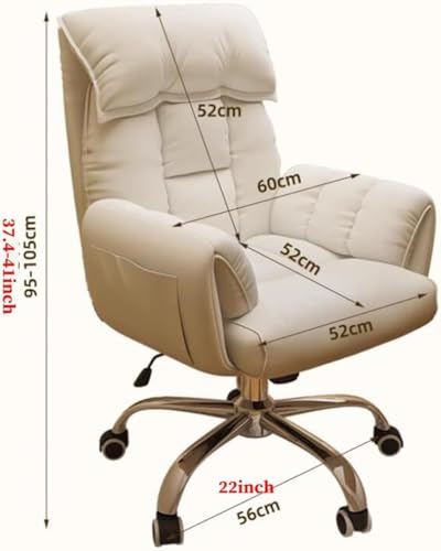 Chaise de bureau ergonomique réglable et pivotante pour ordinateur - 3