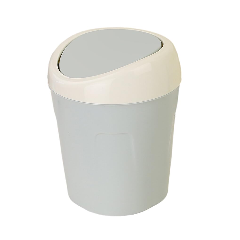 siduytin Durable And Stylish Lightweight Waste Bin For Eco-conscious Homeowners PP Kitchen Trash Can Small Trash Can Trash Basket, blue