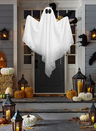 Halloween Hanging Light up Ghost Decoration - image 7