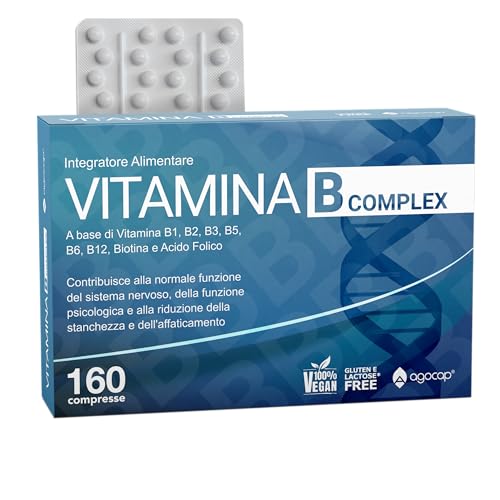Vitamina B Complex - Alto Dosaggio 160 microcompresse di...