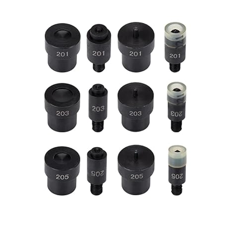 WUTA ハンドプレス機 手動ボタン取り付けツール ミュートスタンピング ホームクラフトツール スナップモールド 3種類ダイ 10mm 12.5mm 15mm(機械なし)