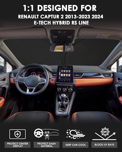 Pare-soleil Captur 2 E-Tech Hybrid isolant haut de gamme pour RS Line