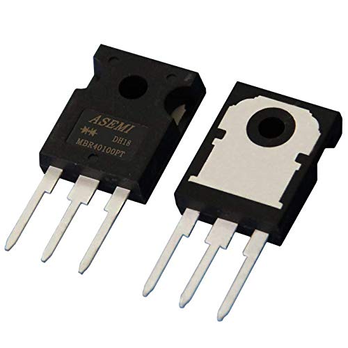 (Pack Of 5Pcs) Mbr40100Pt Asemi To-247/3P Package Schottky Barrier Diode 40A 100V With Heat Sink For Transformer #TOP1