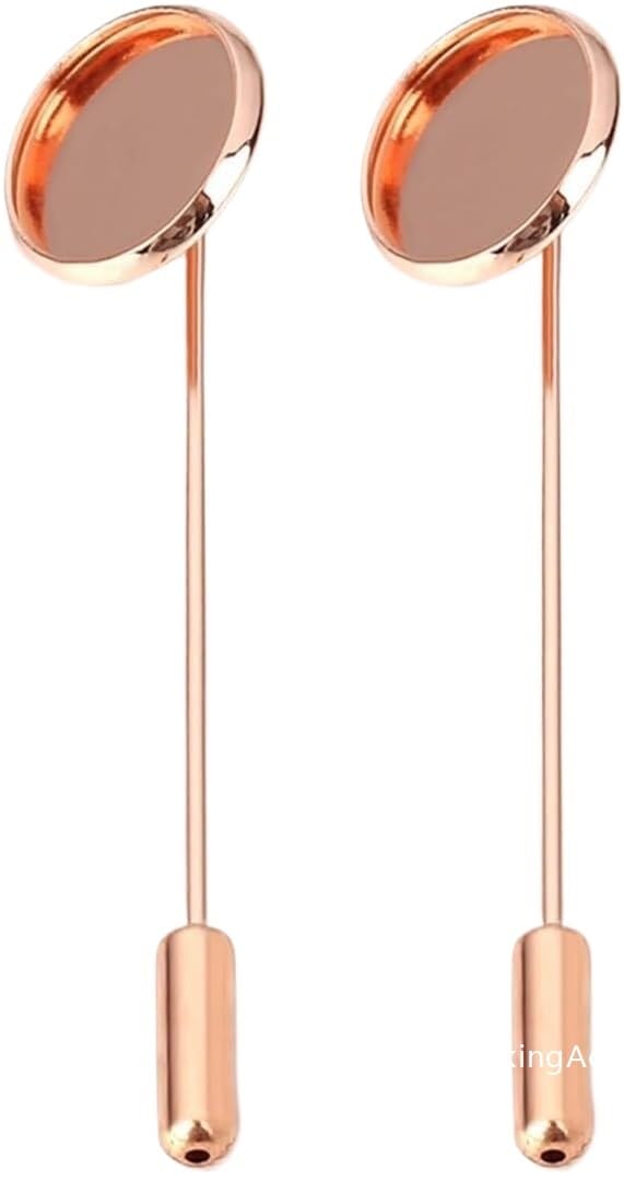 Broches à cabochon anti-perte avec fermoirs sécurisés pour création de bijoux