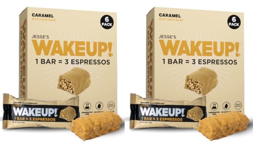 Image of WAKE UP! Peanut Butter Caffeinated Bars, 3 Espressos, 2 Pack (12 Bars)