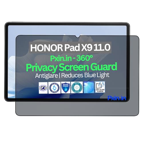 Image of Pxin Tablet Privacy Guard compatible with HONOR Pad X9 11.0 | Screen protector | Anti-Glare | Blue light filter | 360 degree Anti Spy | Eye Protection