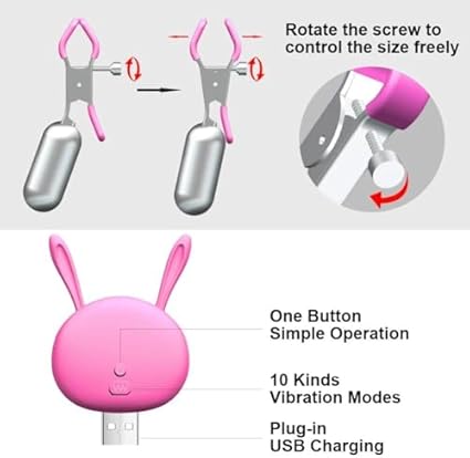 Vibrador Pinzas para pezones, pinzas vibratorias para senos, vibrador para pezones, vibradores para clítoris para mujeres, juguetes sexuales de huevo para parejas adultas