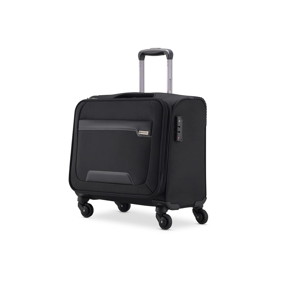 See full amazon price history chart for HARISSONS Columbus 41L Overnighter Laptop Trolley Bag with Wheels for Travel | Small Cabin Luggage Bag for Men & Women (Black) HARISSONS Columbus 41L Overnighter Laptop Trolley Bag with Wheels for Travel | Small Cabin Luggage Bag for Men & Women (Black) (B0C99CH3WL) Amazon Price History, Amazon Price Tracker