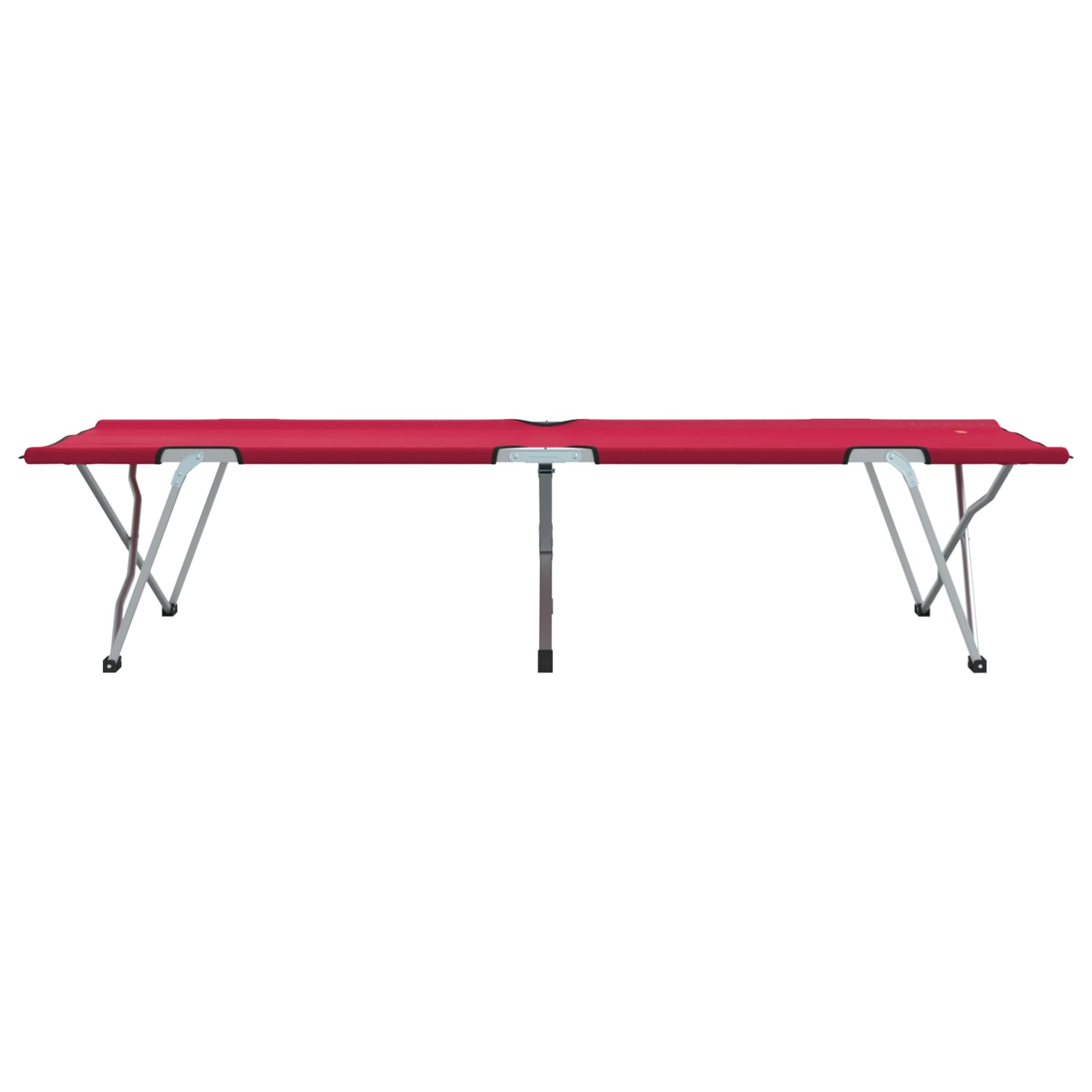 SKM Klappbett für Camping Rot Metall und Stoff Standard Faltbar,Sportartikel,Outdoor-Aktivitäten,Camping & Wandern,Camping-Möbel,Feldbetten,Rot,6.91KG,42003118