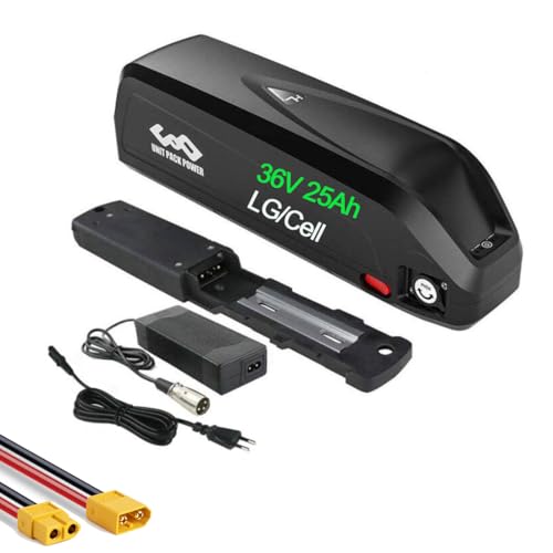 UPP EBike Akku 36V 25Ah Geeignet für 250W 500 W und Elektrofahrräder – Lithium-Ionen-Akku für...