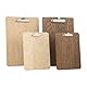 Kreidetafeln UK Klemmbrett mit Dunkles Eichenholz-Finish, Holz, Dunkel Braun (Dark Oak), 33,6 x 24 x 1,6 cm